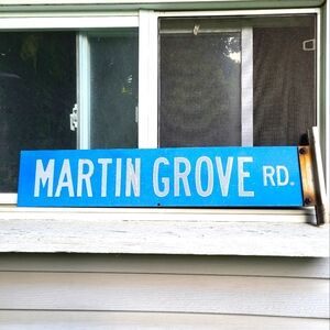Martin Grove Road Sign